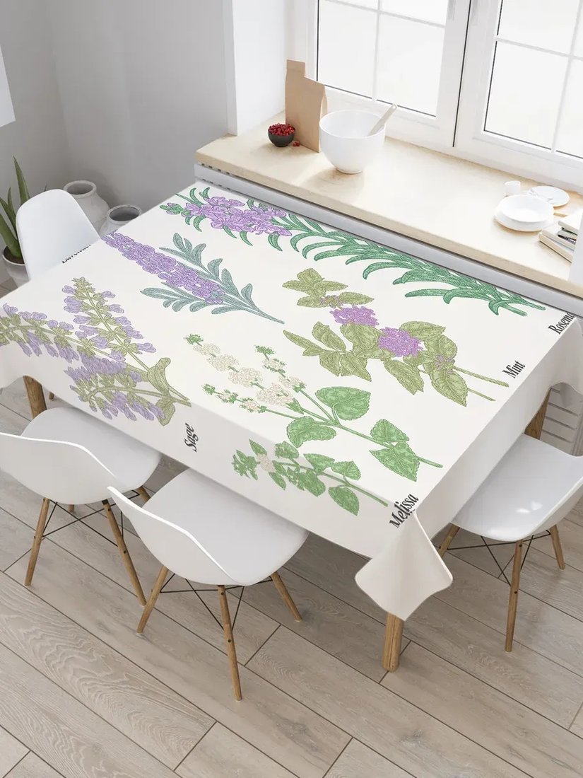 

Скатерть JoyArty Ботаника растений tc_104564 (120x145)