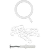 Карниз для штор Sundays Home Лайт Византия 25мм однорядный (белый глянец, 2 м)