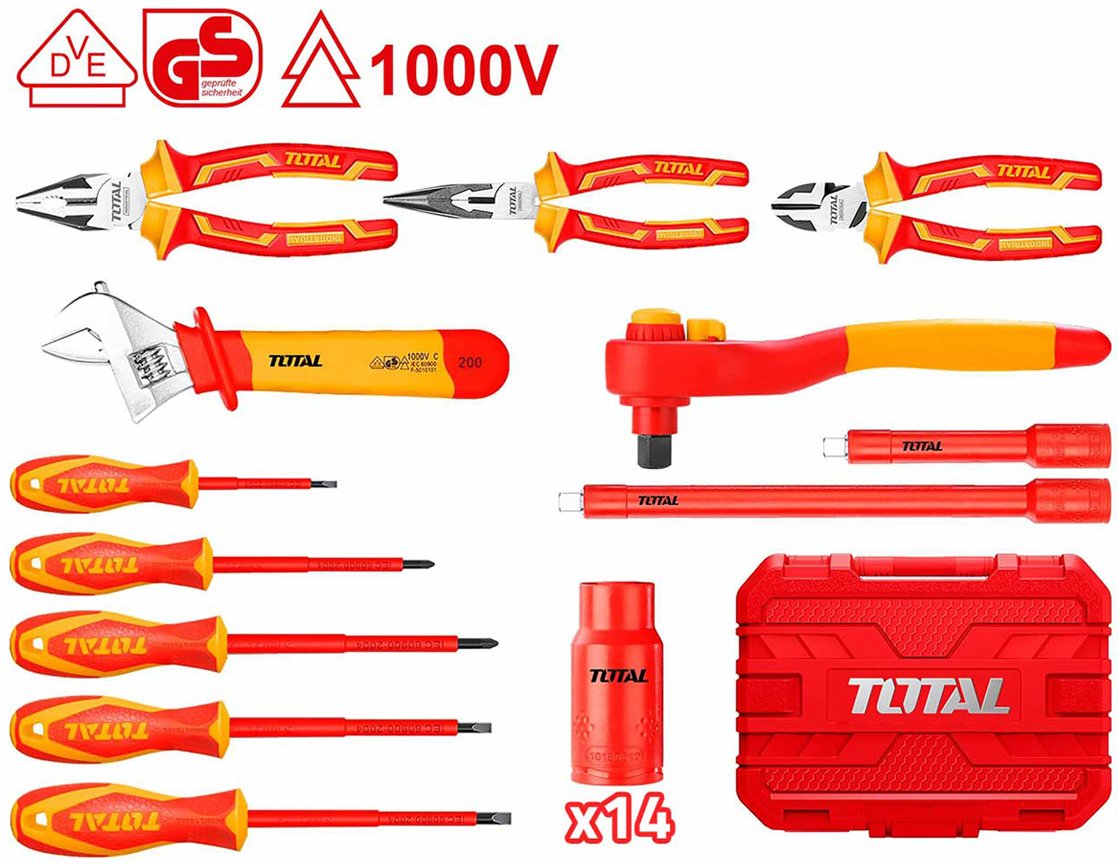 

Электромонтажный набор Total THKITH2601 (26 предметов)