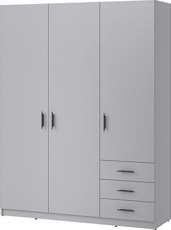 Шкаф распашной Involux Престон 226H042 (серый шифер)