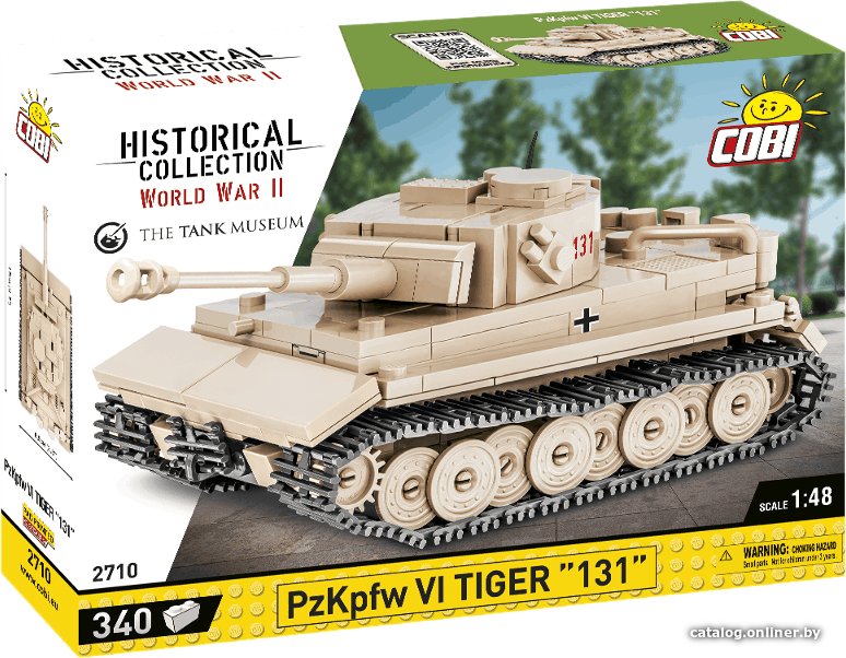 Конструктор Cobi World War II 2710 PzKpfw VI Tiger 131