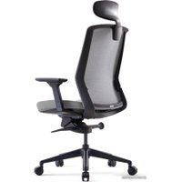 Офисное кресло Bestuhl J1 Black Pl с подголовником (серый) в Витебске