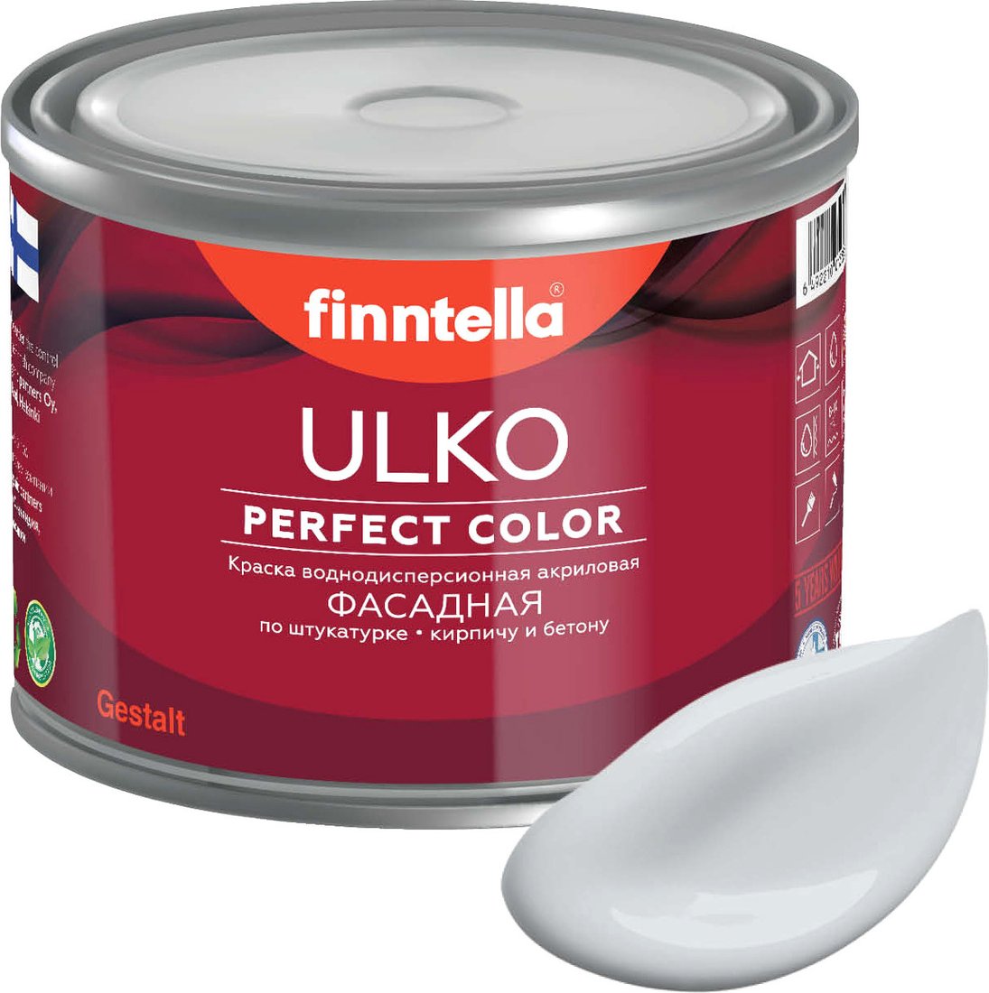 

Краска Finntella Ulko Pikkuulko F-05-1-1-FL048 0.9 л (серый)