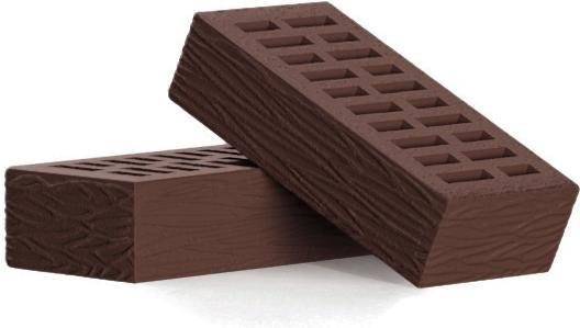 

Керамический кирпич Керамин КЛПО-150 250х120х65 F100 "РИФ" (коричневый)