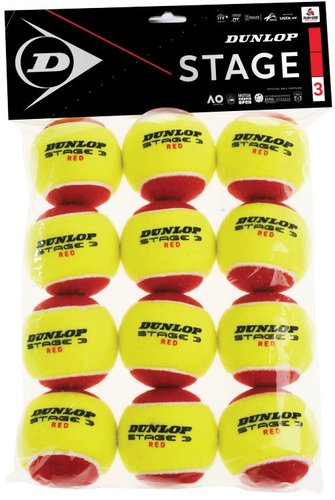 Набор теннисных мячей Dunlop Stage (12 шт)