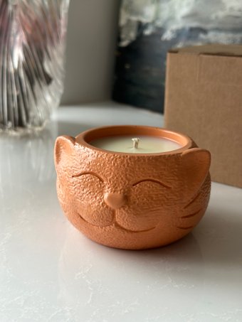 Gentle Art Кошка Пряный глинтвейн (рыжий, хлопковый фитиль)