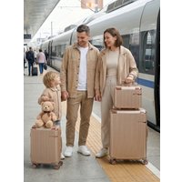 Комплект чемоданов Homa 4CHMD-CH (3шт, золотой)