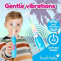 Электрическая зубная щетка Brush-Baby KidzSonic Flamingo