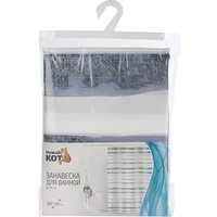 Шторка-занавеска для ванны Рыжий кот Штрихкод SC-PE-54 109000