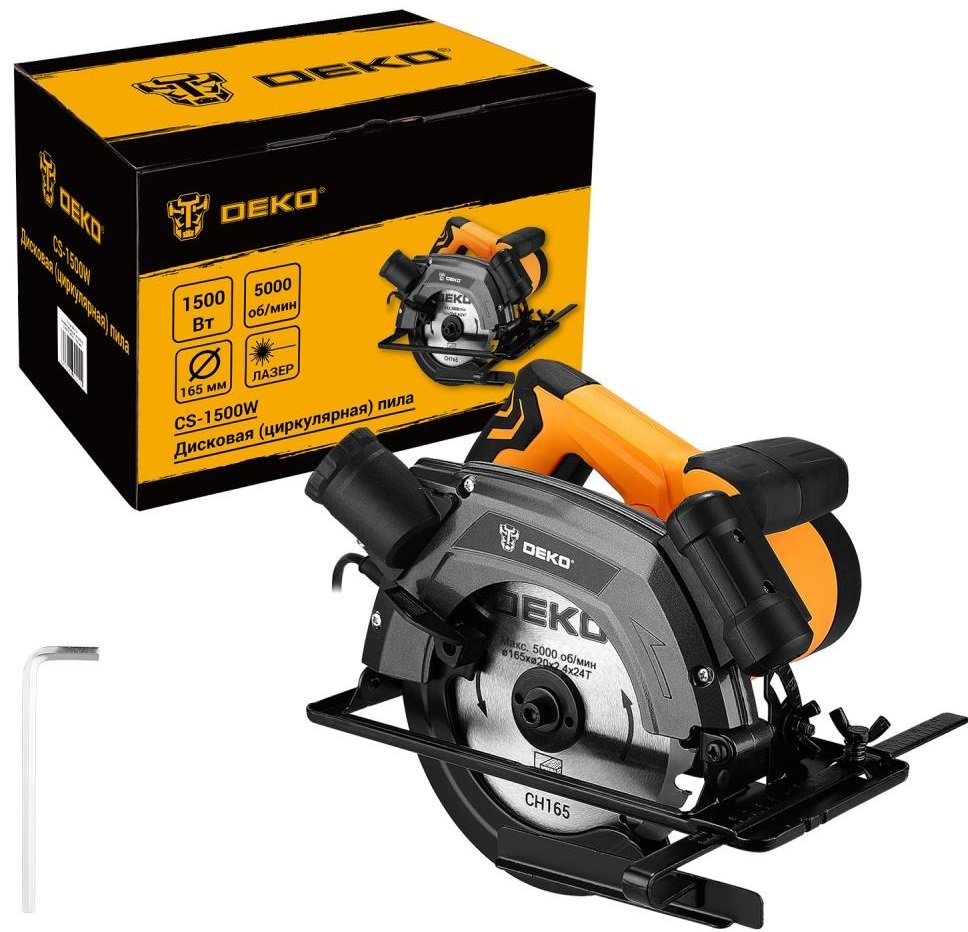 

Дисковая (циркулярная) пила Deko CS-1500W 084-1150
