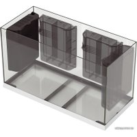 Аквариум Ferplast Dubai 80 Led 125 л (белый)