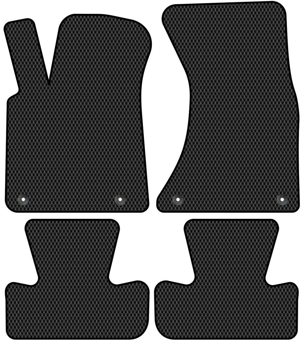 

Комплект ковриков для авто Alicosta Audi Q5 I (suv / 8R, 8RB) 2008 - 2017 (черный, ромб)