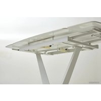 Кухонный стол M-City Alatri 120 Gloss 614M04391 (Staturio White Solid Ceramic/White)