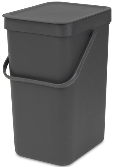 

Мусорное ведро Brabantia Sort & Go 12 л (серый)
