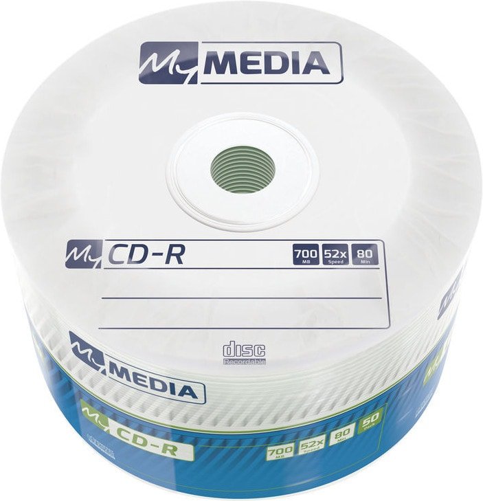 

CD-R диск MyMedia 700Mb 52x 69201 (50 шт.)