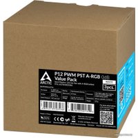 Комплект вентиляторов для корпуса Arctic P12 PWM PST A-RGB 0dB 3 PCS Value Pack ACFAN00258A