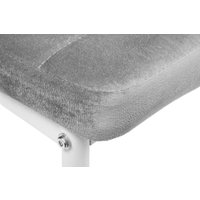 Стул Mio Tesoro Джия DC-060KD (светло-серый/белый)