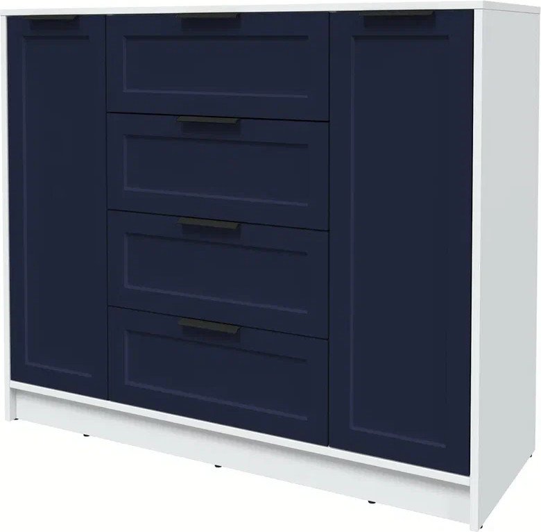 

Тумба Интерлиния Концепт Тренд КТ-Т120 (белый платинум/индиго)