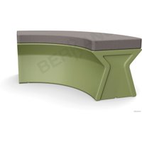 Скамейка Berkano X-seat Arc 230_019_23 (темно-зеленый/графитовый)