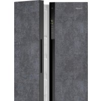 Холодильник side by side Weissgauff WSBS 500 Inverter NoFrost Rock Glass