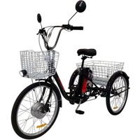 Электровелосипед AVM E-Alfa Trike 24 (черный)