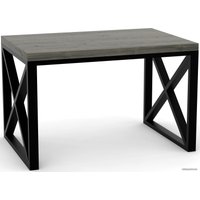 Кухонный стол TMB Loft Эгилсей Дуб 1200x800 40 мм (угольный серый)