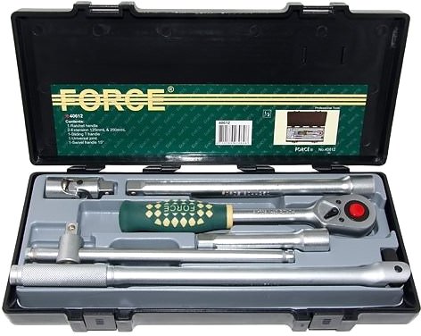 

Набор трещотка с удлинителями Force 40612 (6 предметов)