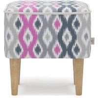 Пуф MONOFIX Одос Принт пуф (абстракция фиолетовый/микровелюр)