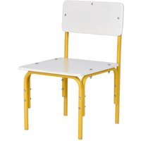 Детский стул Фея Мой малыш 0002743.29 (белый/желтый)