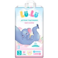 Подгузники Lu-Lu Diapers №3 (M, 60 шт)