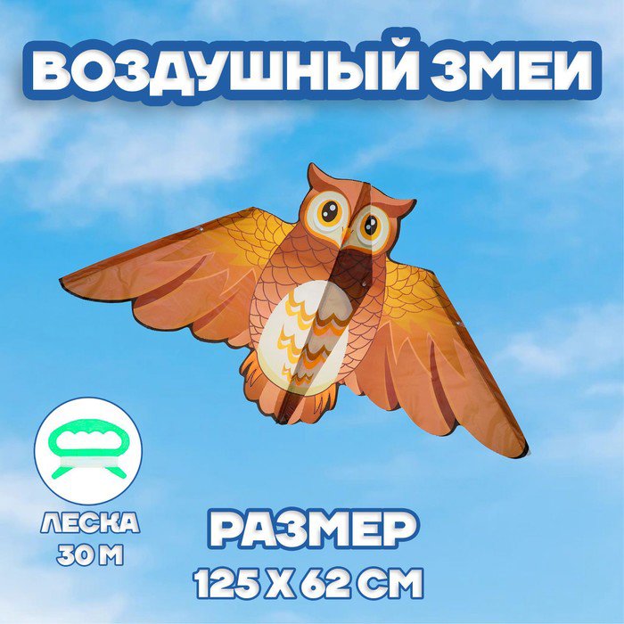 

Воздушный змей Funny Toys Сова 3949829