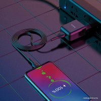 Сетевое зарядное Hoco N2 microUSB (черный)