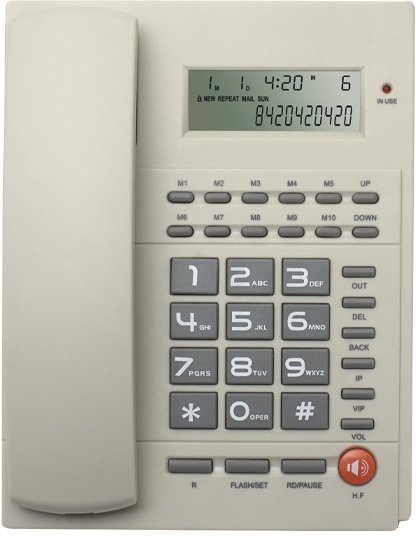 

Проводной телефон Ritmix RT-420 (белый)