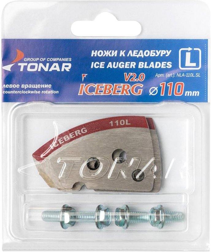 

Ножи для ледобура Тонар Iceberg-110(L) V2.0 NLA-110L.SL