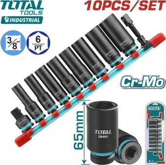 Набор головок слесарных Total THKISD38106L