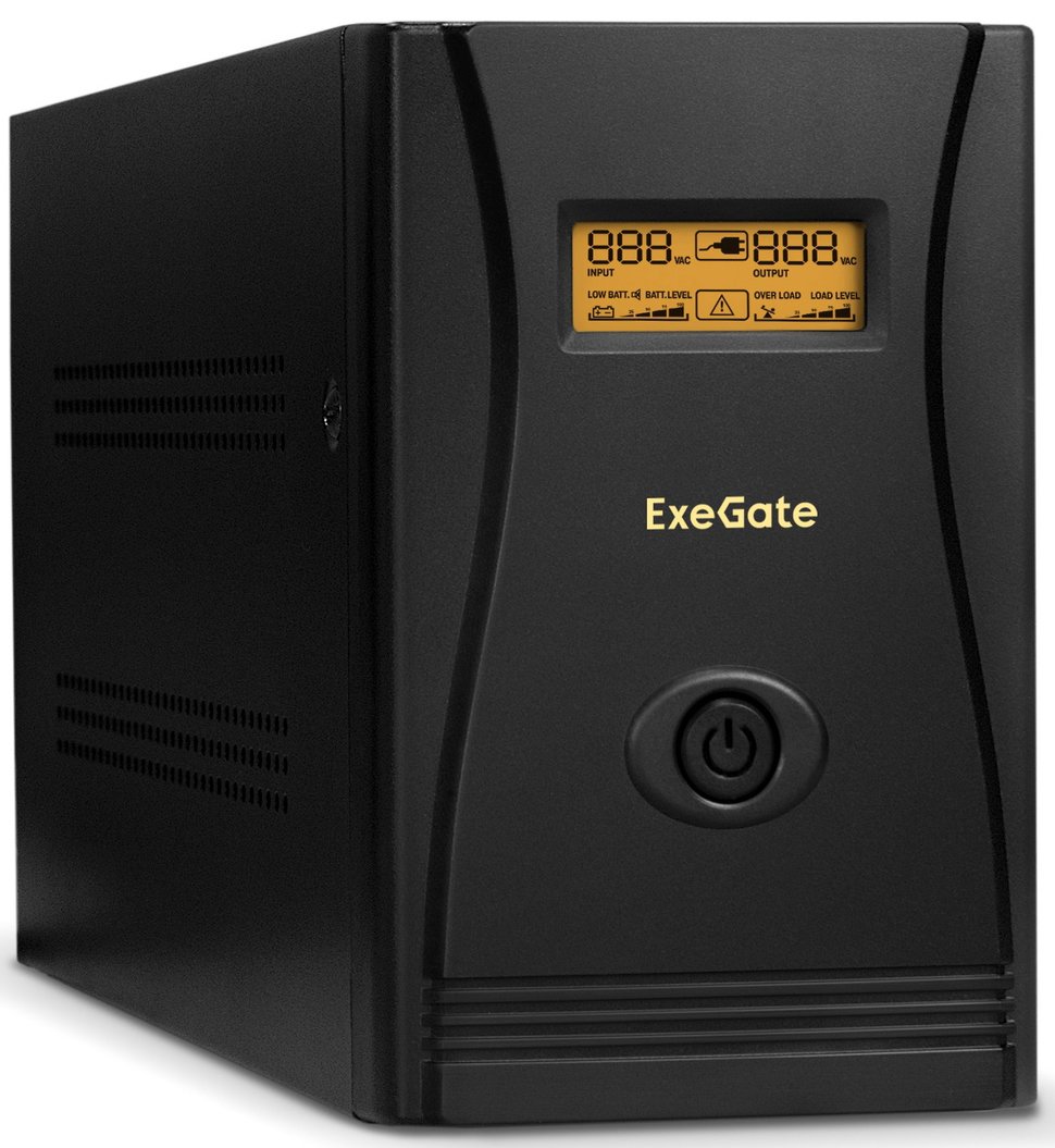 

Источник бесперебойного питания ExeGate SpecialPro Smart LLB-1000.LCD.AVR.C13.RJ.USB