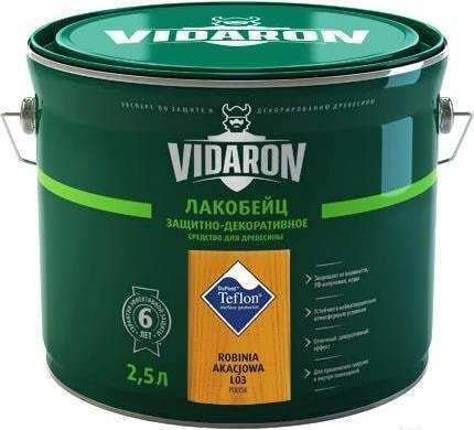

Лак Vidaron Лакобейц L03 2.5 л (белая акация)