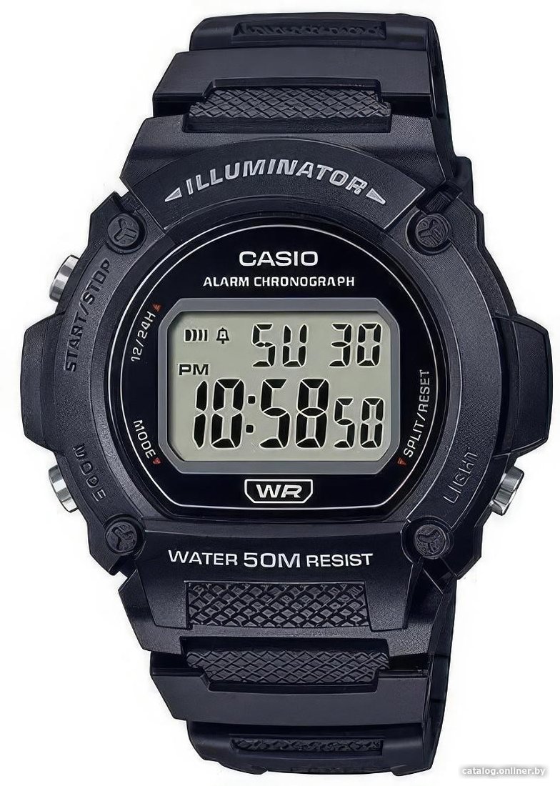 Наручные часы Casio Illuminator W-219H-1A