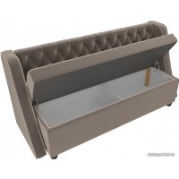 Диван Лига диванов Лофт 104549 (велюр, коричневый)