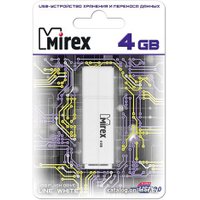 USB Flash Mirex Color Blade Line 4GB (белый) [13600-FMULWH04]