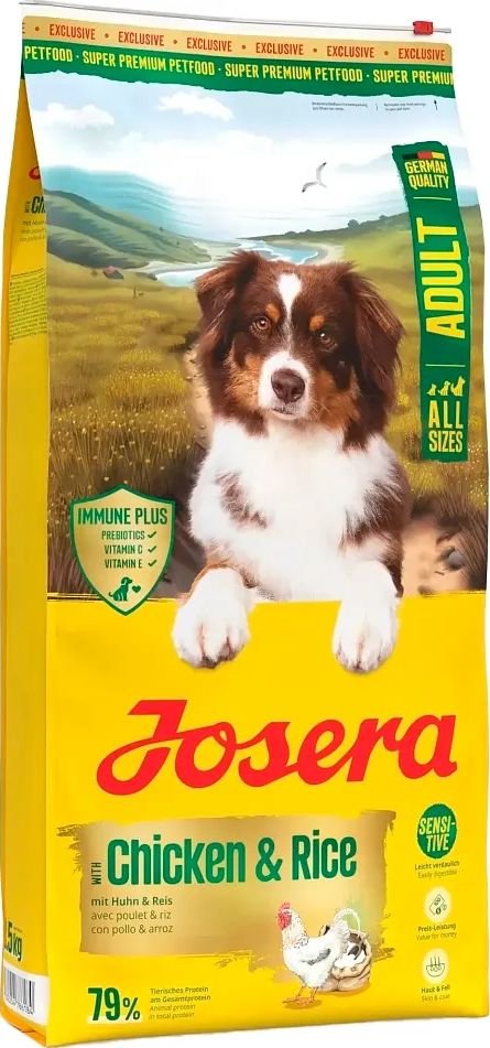 

Сухой корм для собак Josera Adult with Chicken&Rice 12.5 кг