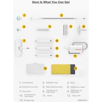 Паровая швабра Deerma ZQ610 (евровилка) + набор кружек Makkua Cup Cozyday MC270 в Гомеле