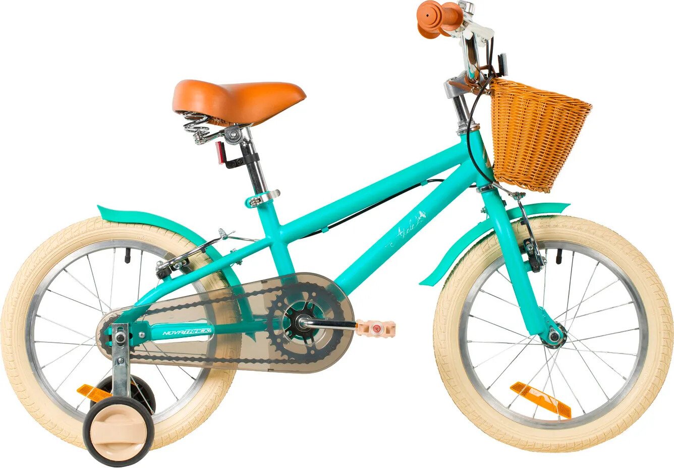 Детский велосипед Novatrack Adele 18 2026 183ADELE.TQ6 (бирюзовый)