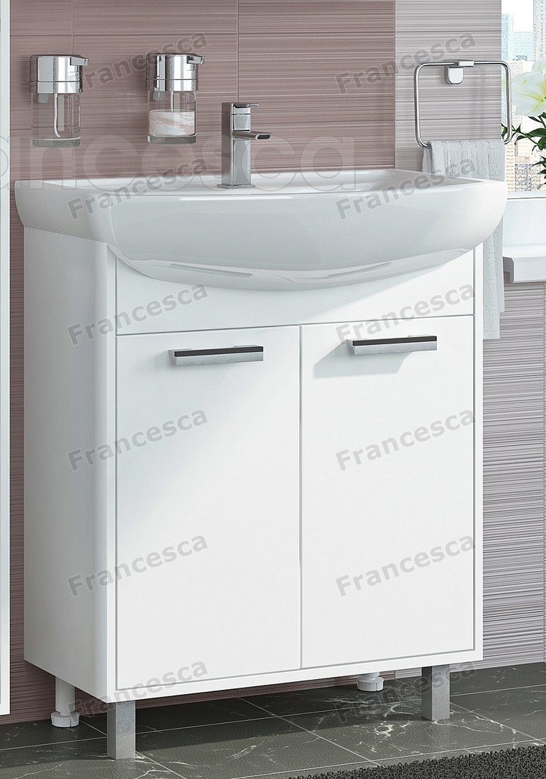 

Francesca Тумба Eco 70 с умывальником Балтика 70 M-1001184 (белый)