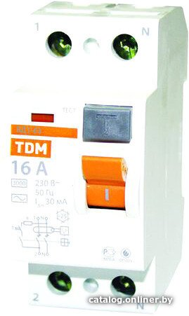 Устройство защитного отключения TDM Electric ВД1-63-2Р-32А-30мА SQ0203-0010