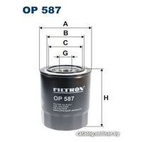 Масляный фильтр Filtron OP587
