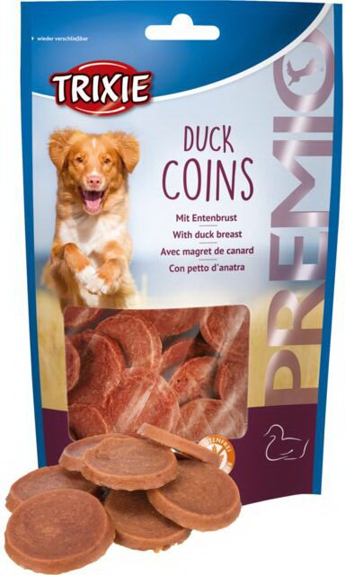 

Лакомство для собак Trixie PREMIO Duck Coins (утиные монетки) 80 г
