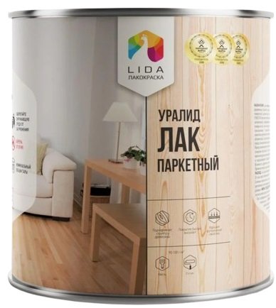 

Лак LIDA УраЛид паркетный глянцевый 2л