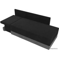 Тахта Лига диванов Никас 105197 (левый, черный/серый)