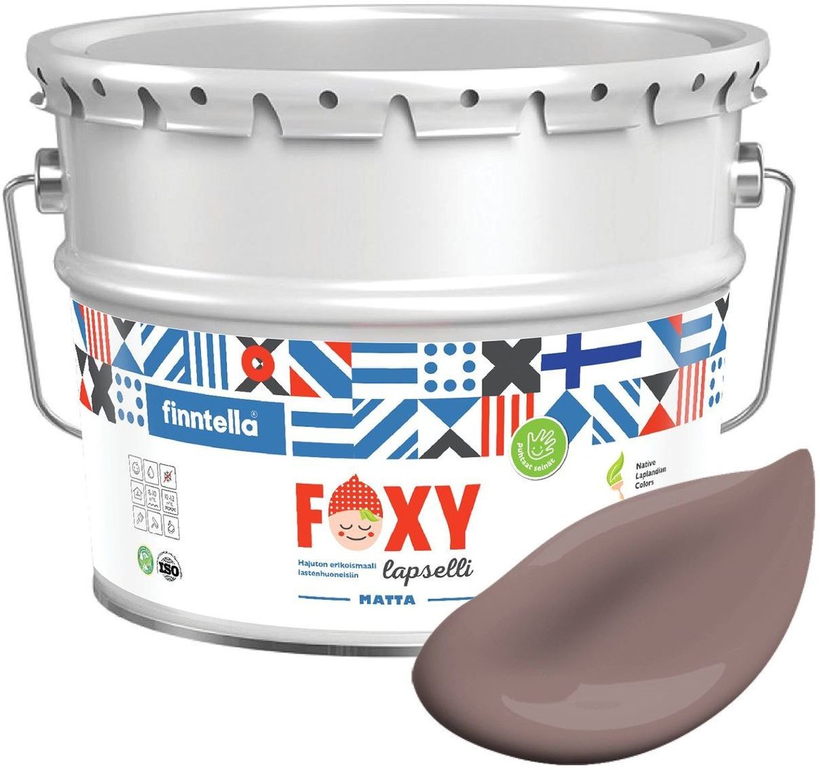 

Краска Finntella Foxy Lapselli Matte Harrastus F-50-1-9-FL234 9 л (коричневый)